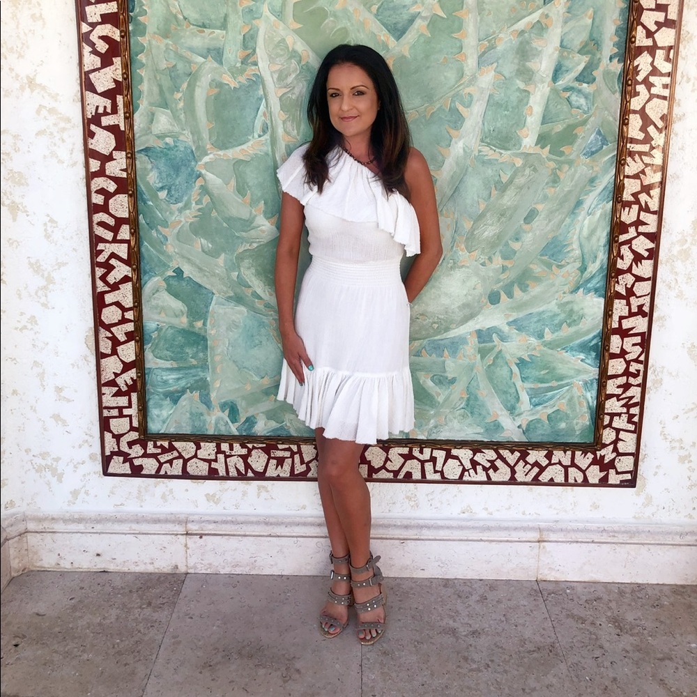 Rebecca Taylor white dress size small